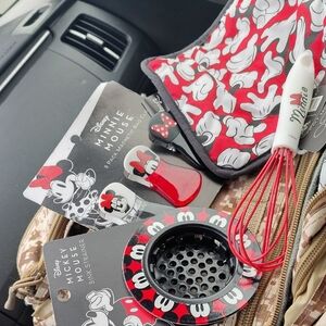 Disney Minnie Mouse Red and Black Kitchen Accessories